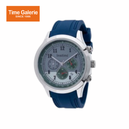 Instinc M5851L-NZ2WBZ Blue Silicon Band Men Watch